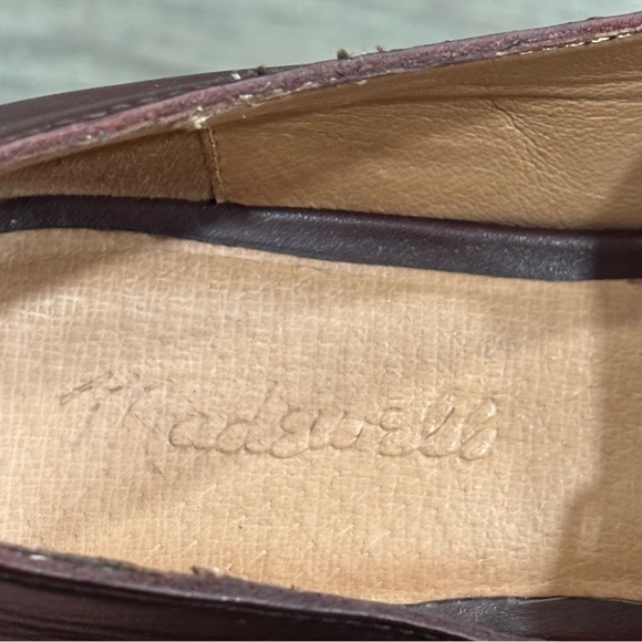 Madewell-“Freya” Chunky Lugsole Mary Janes in Dark Cabernet, Size 7 1/2, GUC - Picture 12 of 15